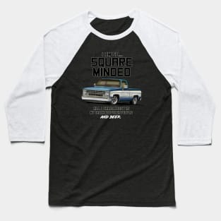 Square Body Chevy and Beer Baseball T-Shirt